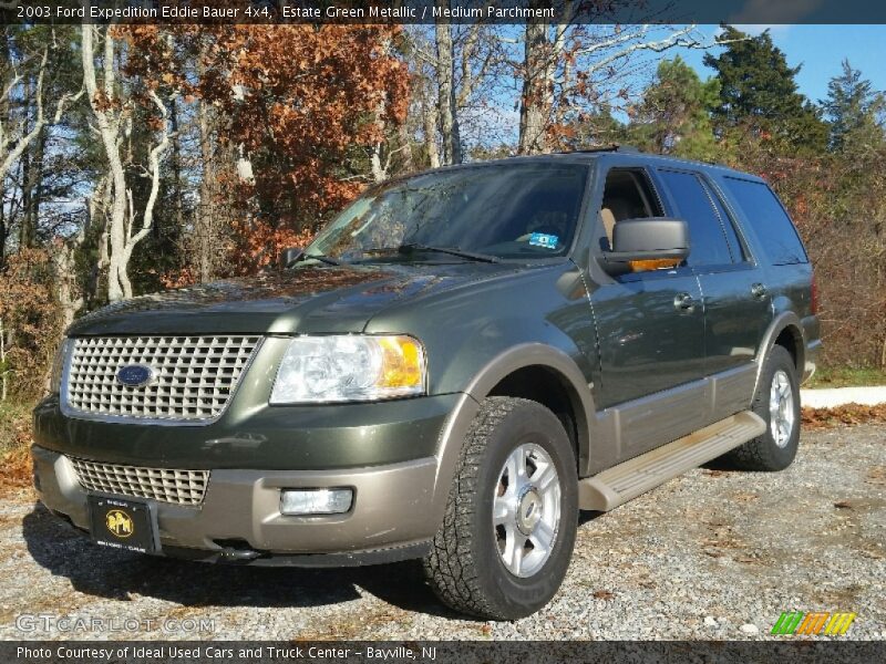 Estate Green Metallic / Medium Parchment 2003 Ford Expedition Eddie Bauer 4x4