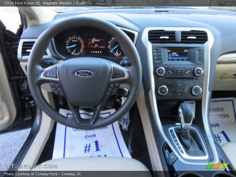 Magnetic Metallic / Dune 2016 Ford Fusion SE