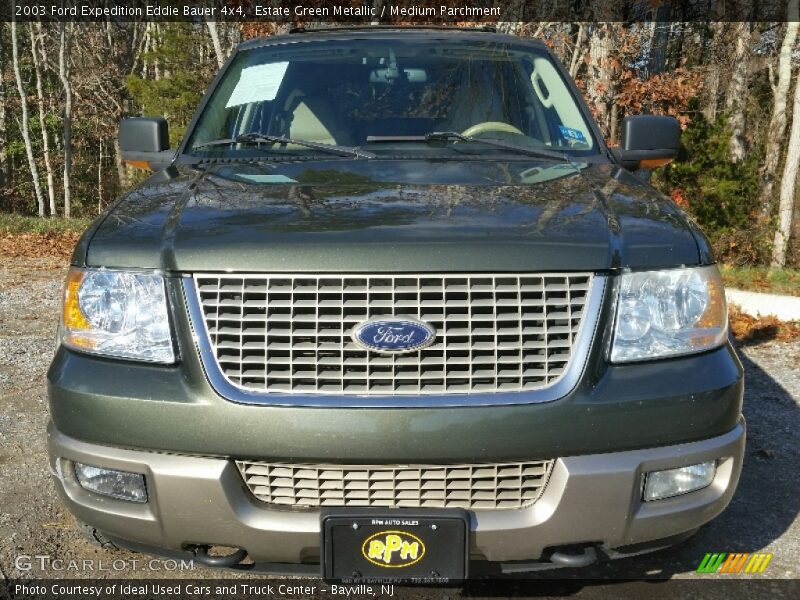 Estate Green Metallic / Medium Parchment 2003 Ford Expedition Eddie Bauer 4x4