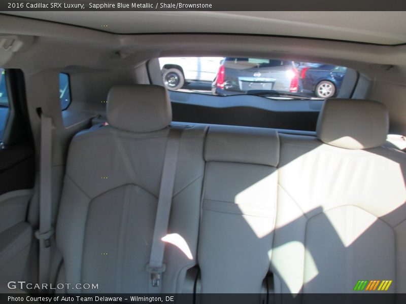 Sapphire Blue Metallic / Shale/Brownstone 2016 Cadillac SRX Luxury