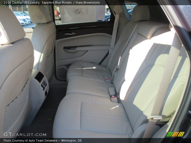 Sapphire Blue Metallic / Shale/Brownstone 2016 Cadillac SRX Luxury