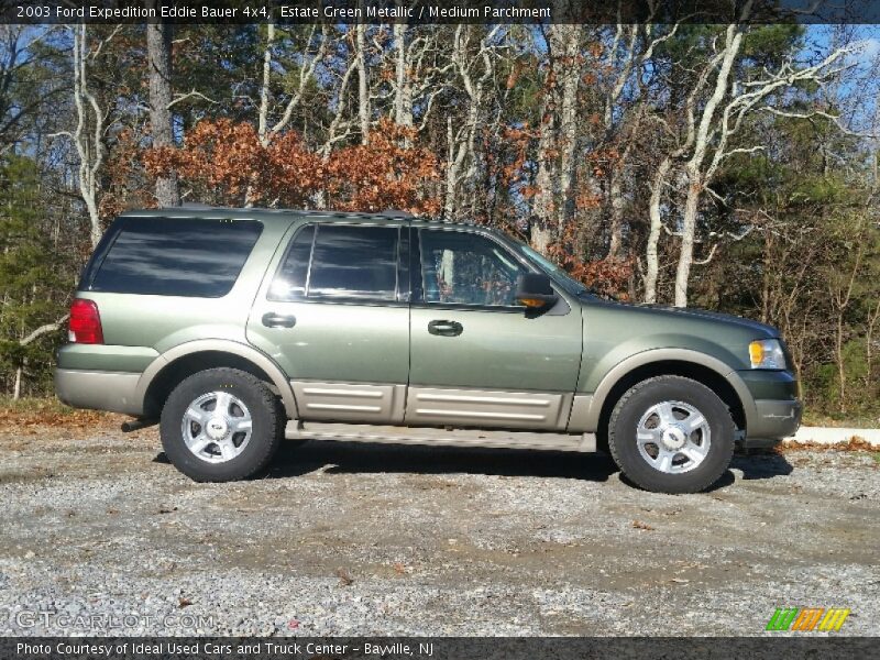 Estate Green Metallic / Medium Parchment 2003 Ford Expedition Eddie Bauer 4x4