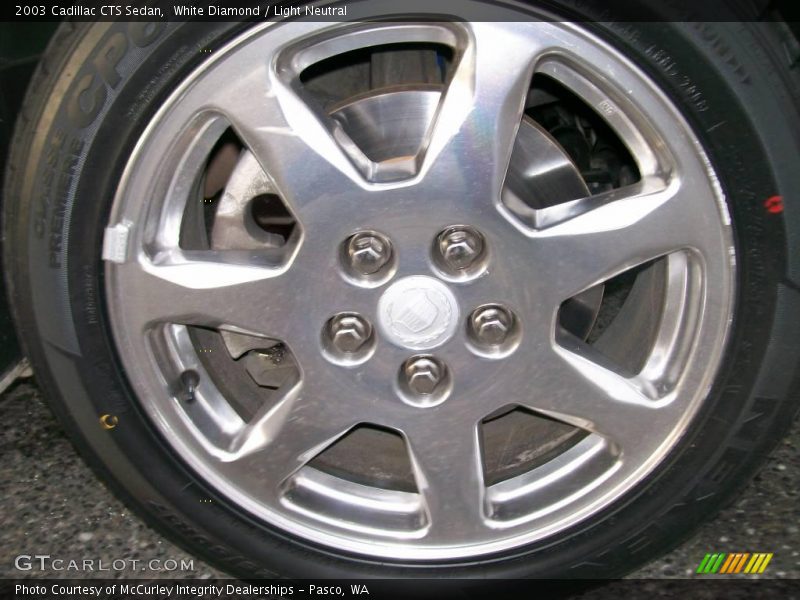 White Diamond / Light Neutral 2003 Cadillac CTS Sedan