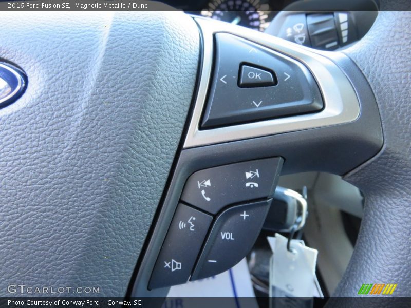 Magnetic Metallic / Dune 2016 Ford Fusion SE