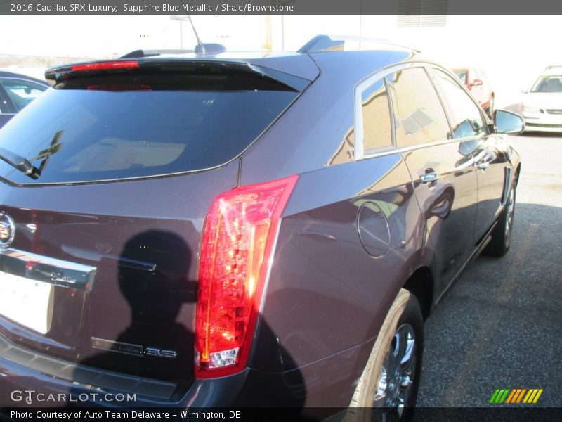 Sapphire Blue Metallic / Shale/Brownstone 2016 Cadillac SRX Luxury