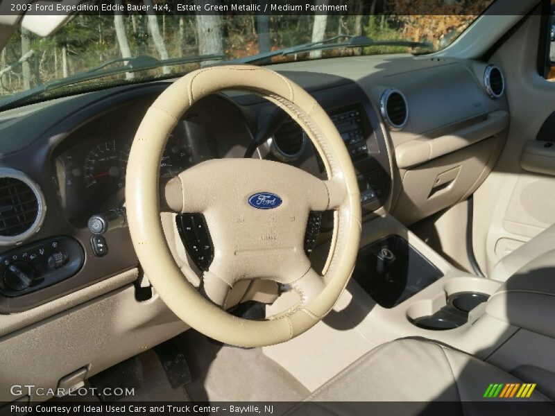 Estate Green Metallic / Medium Parchment 2003 Ford Expedition Eddie Bauer 4x4