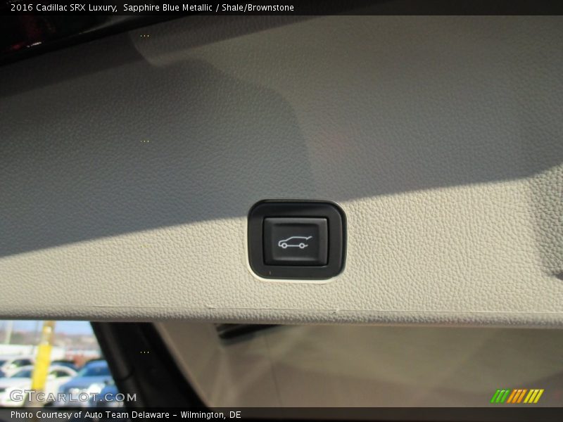 Sapphire Blue Metallic / Shale/Brownstone 2016 Cadillac SRX Luxury