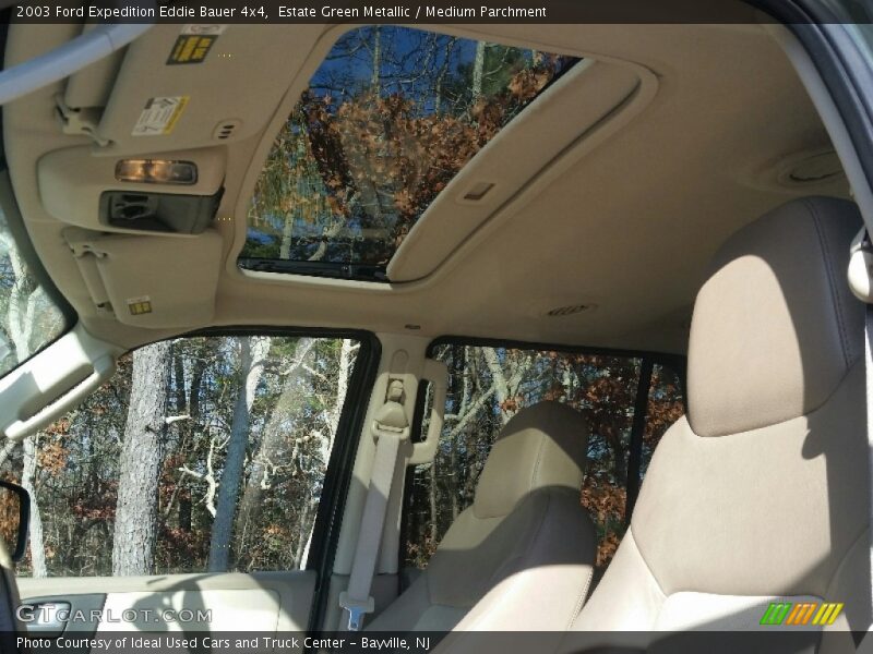 Estate Green Metallic / Medium Parchment 2003 Ford Expedition Eddie Bauer 4x4