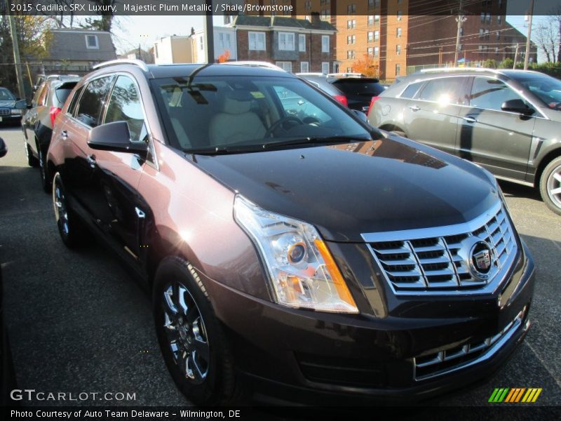 Majestic Plum Metallic / Shale/Brownstone 2015 Cadillac SRX Luxury