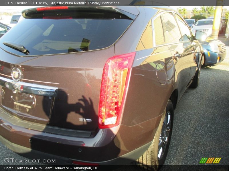 Majestic Plum Metallic / Shale/Brownstone 2015 Cadillac SRX Luxury