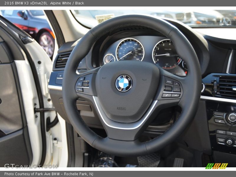 Alpine White / Black 2016 BMW X3 xDrive28i