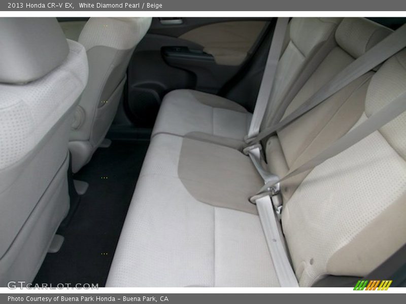 White Diamond Pearl / Beige 2013 Honda CR-V EX