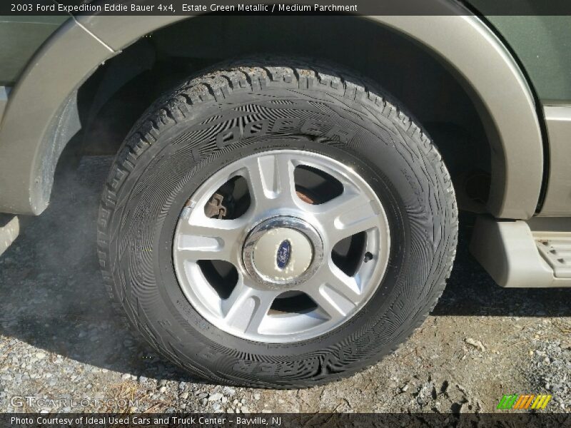 Estate Green Metallic / Medium Parchment 2003 Ford Expedition Eddie Bauer 4x4