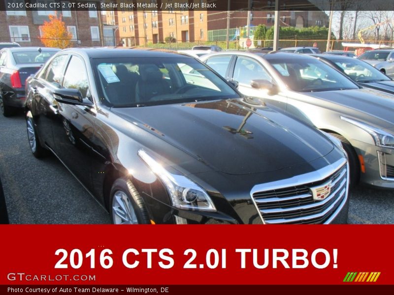 Stellar Black Metallic / Jet Black/Jet Black 2016 Cadillac CTS 2.0T Sedan