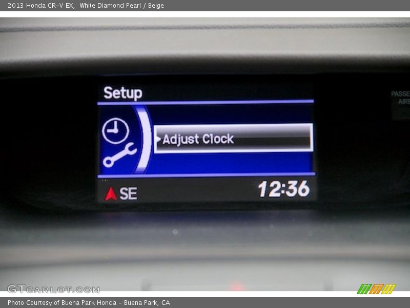 White Diamond Pearl / Beige 2013 Honda CR-V EX