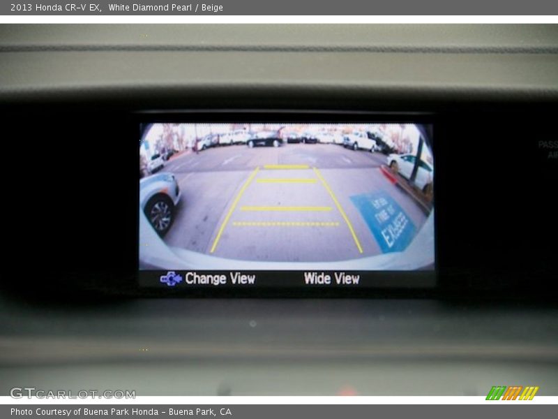 White Diamond Pearl / Beige 2013 Honda CR-V EX