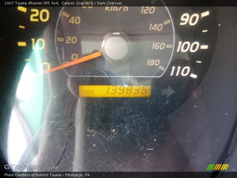 Galactic Gray Mica / Dark Charcoal 2007 Toyota 4Runner SR5 4x4