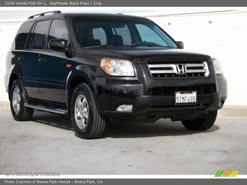 Nighthawk Black Pearl / Gray 2006 Honda Pilot EX-L