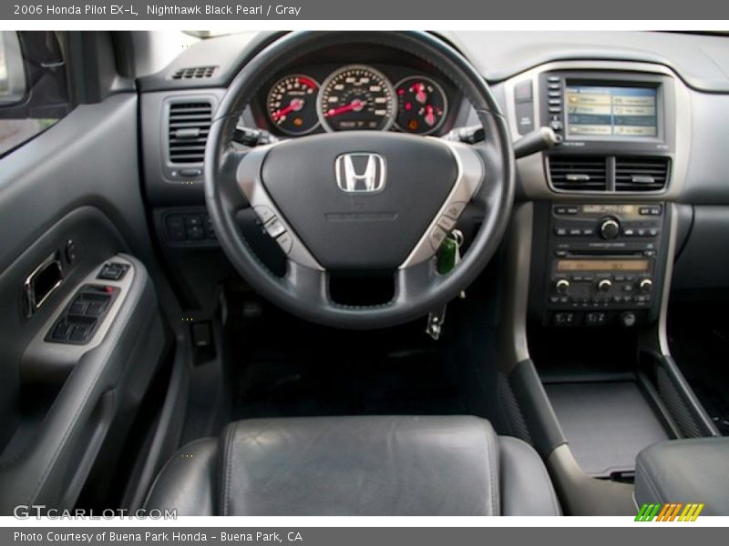 Nighthawk Black Pearl / Gray 2006 Honda Pilot EX-L