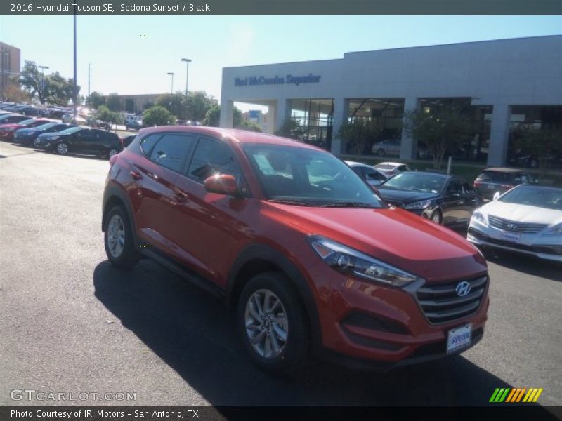 Sedona Sunset / Black 2016 Hyundai Tucson SE