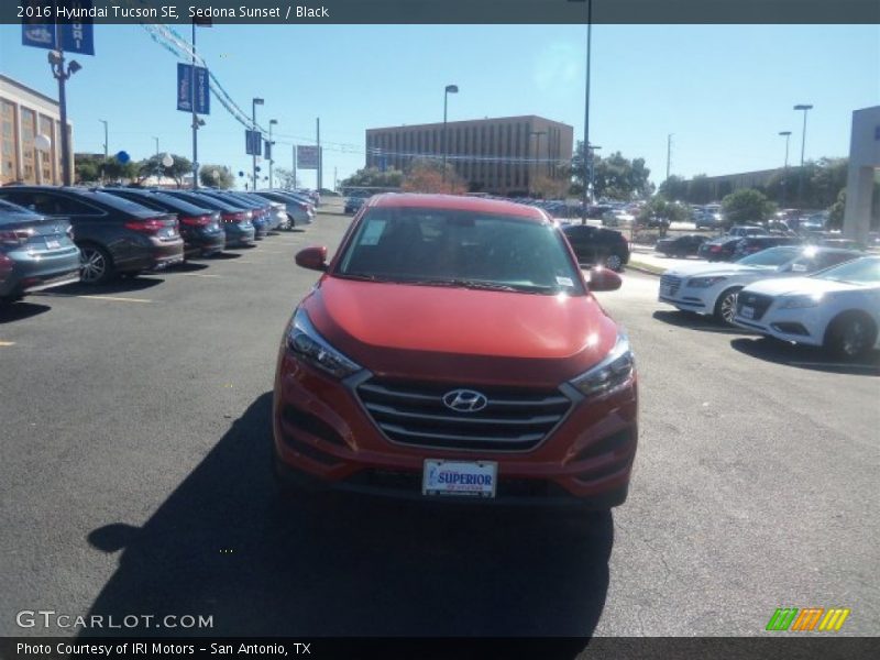 Sedona Sunset / Black 2016 Hyundai Tucson SE
