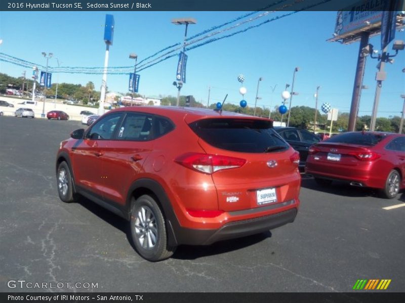 Sedona Sunset / Black 2016 Hyundai Tucson SE