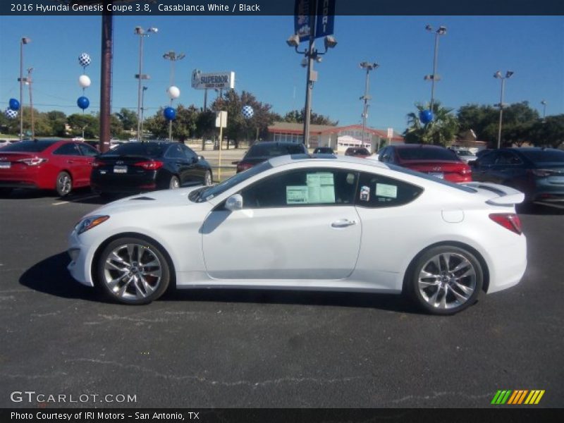 Casablanca White / Black 2016 Hyundai Genesis Coupe 3.8