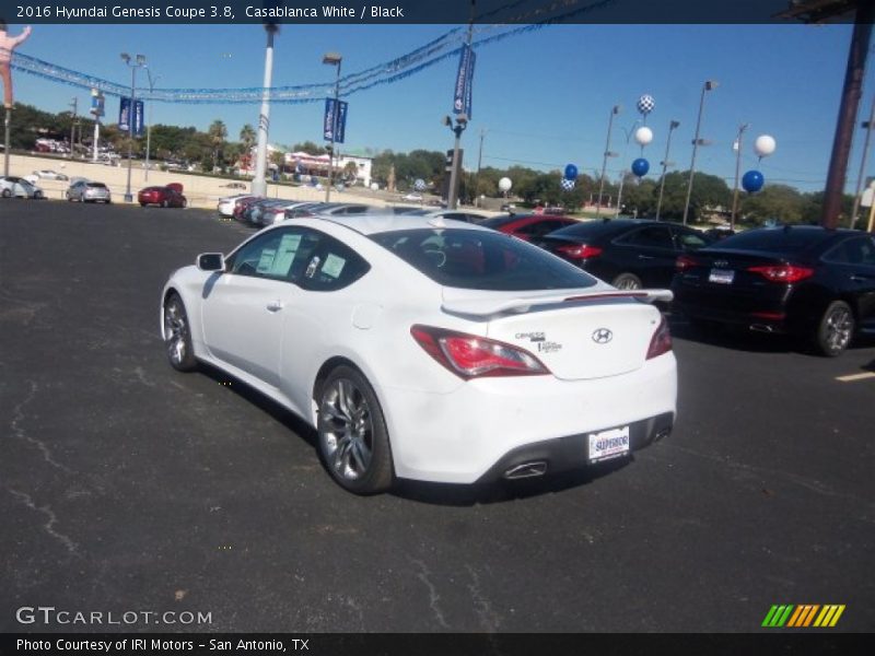 Casablanca White / Black 2016 Hyundai Genesis Coupe 3.8