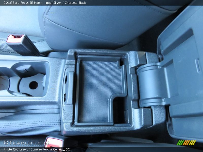 Ingot Silver / Charcoal Black 2016 Ford Focus SE Hatch