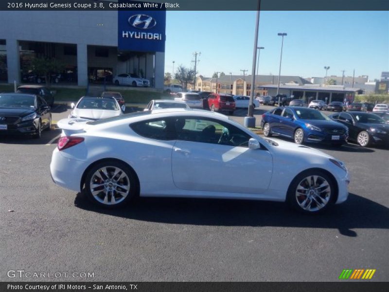 Casablanca White / Black 2016 Hyundai Genesis Coupe 3.8