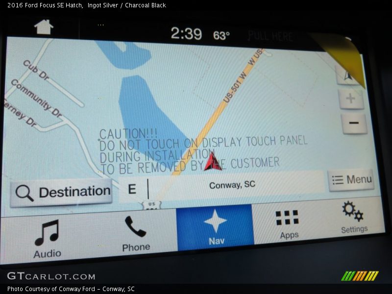 Ingot Silver / Charcoal Black 2016 Ford Focus SE Hatch