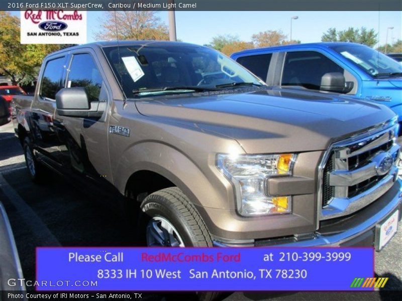Caribou / Medium Light Camel 2016 Ford F150 XLT SuperCrew