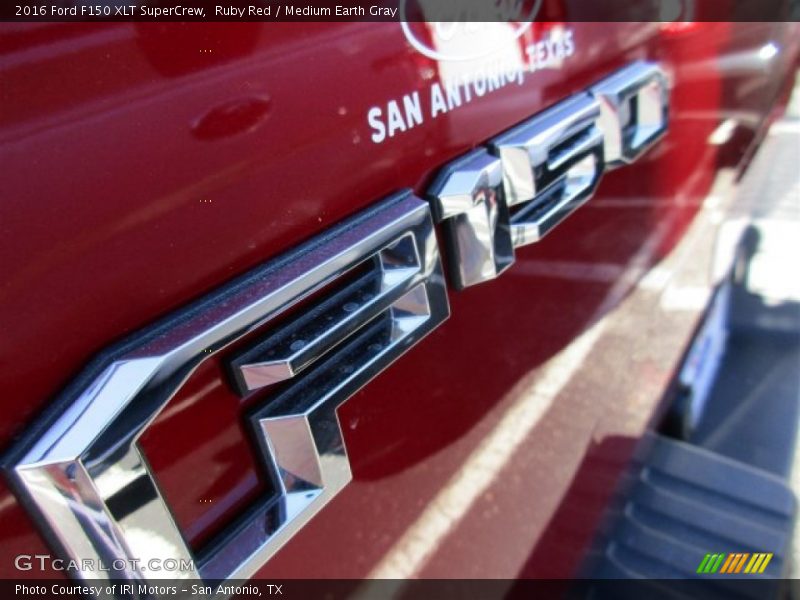 Ruby Red / Medium Earth Gray 2016 Ford F150 XLT SuperCrew