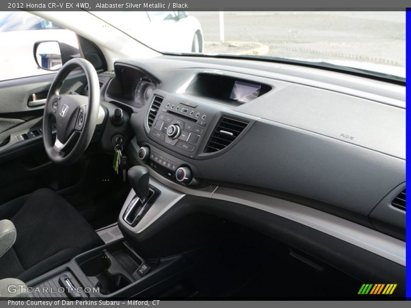 Alabaster Silver Metallic / Black 2012 Honda CR-V EX 4WD