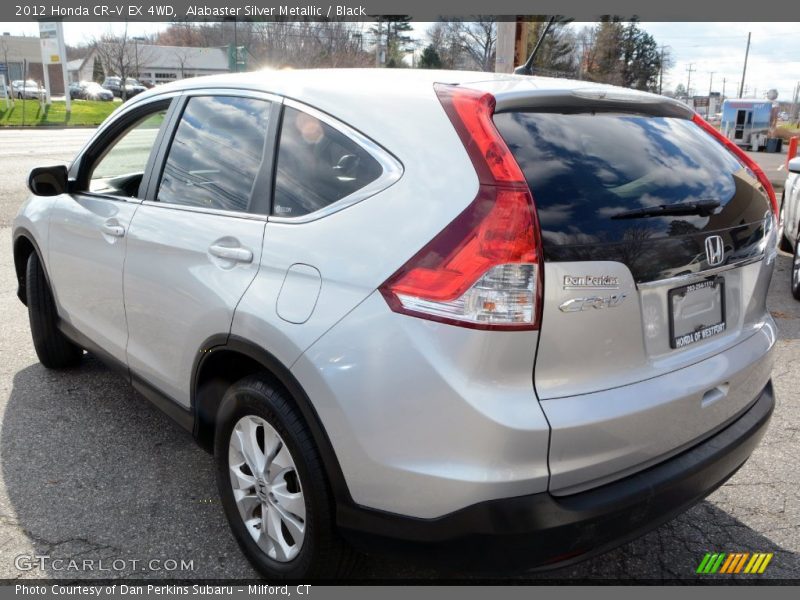 Alabaster Silver Metallic / Black 2012 Honda CR-V EX 4WD