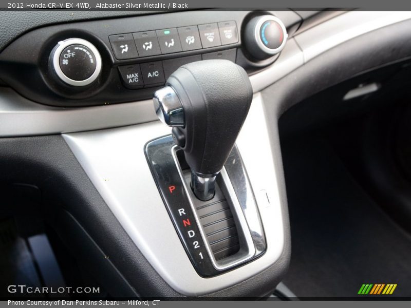 Alabaster Silver Metallic / Black 2012 Honda CR-V EX 4WD