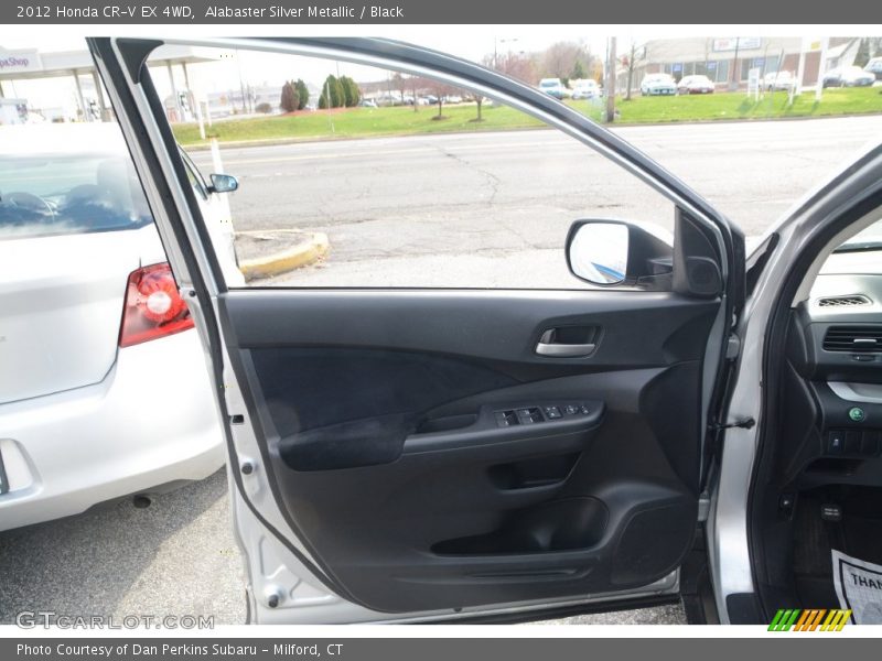 Alabaster Silver Metallic / Black 2012 Honda CR-V EX 4WD