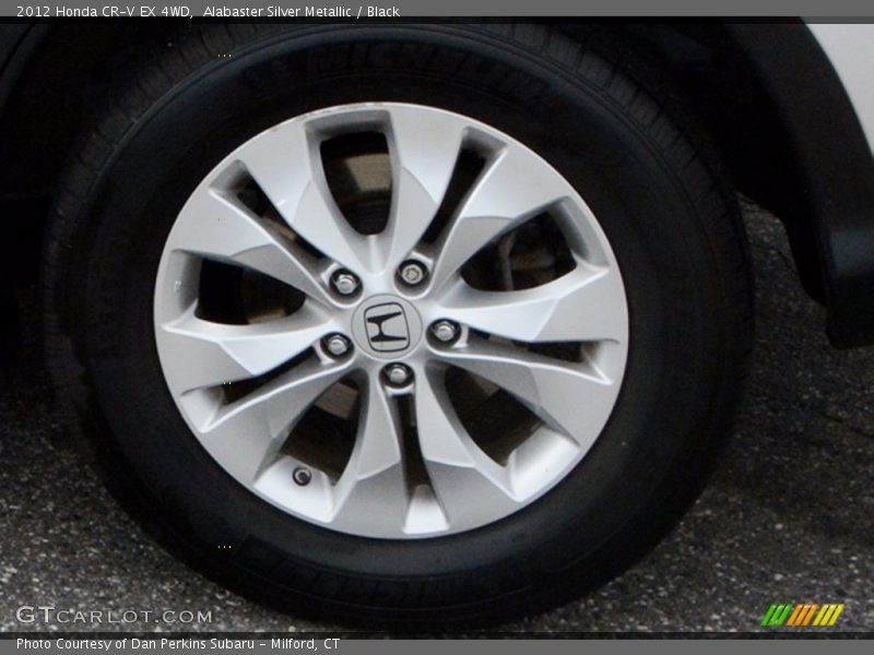 Alabaster Silver Metallic / Black 2012 Honda CR-V EX 4WD