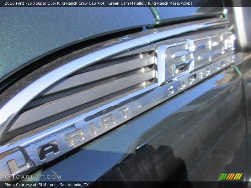 Green Gem Metallic / King Ranch Mesa/Adobe 2016 Ford F250 Super Duty King Ranch Crew Cab 4x4