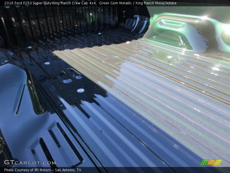 Green Gem Metallic / King Ranch Mesa/Adobe 2016 Ford F250 Super Duty King Ranch Crew Cab 4x4