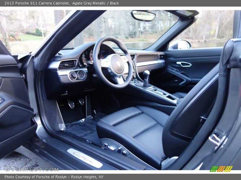 Agate Grey Metallic / Black 2013 Porsche 911 Carrera Cabriolet