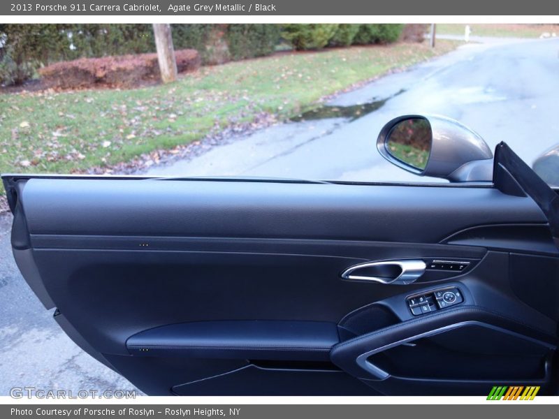 Agate Grey Metallic / Black 2013 Porsche 911 Carrera Cabriolet