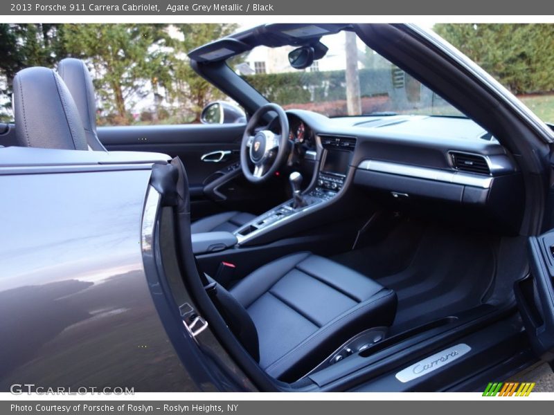 Agate Grey Metallic / Black 2013 Porsche 911 Carrera Cabriolet