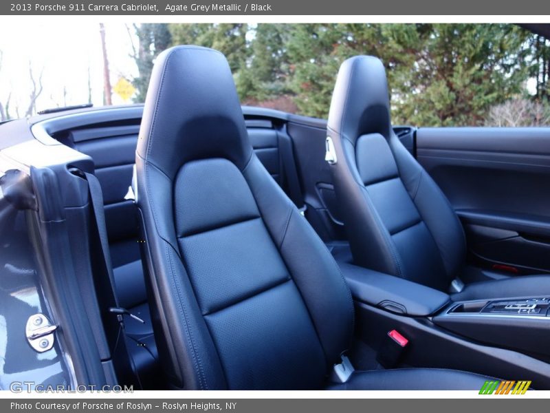 Agate Grey Metallic / Black 2013 Porsche 911 Carrera Cabriolet