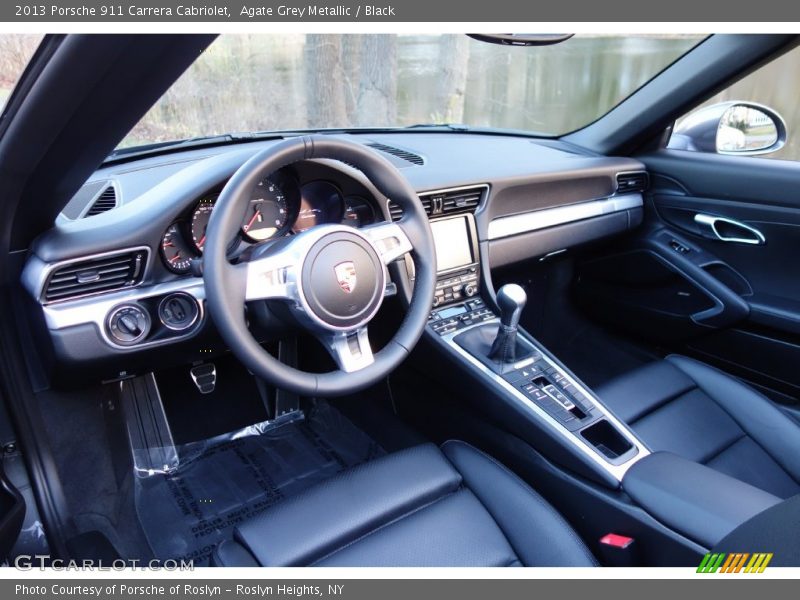 Agate Grey Metallic / Black 2013 Porsche 911 Carrera Cabriolet