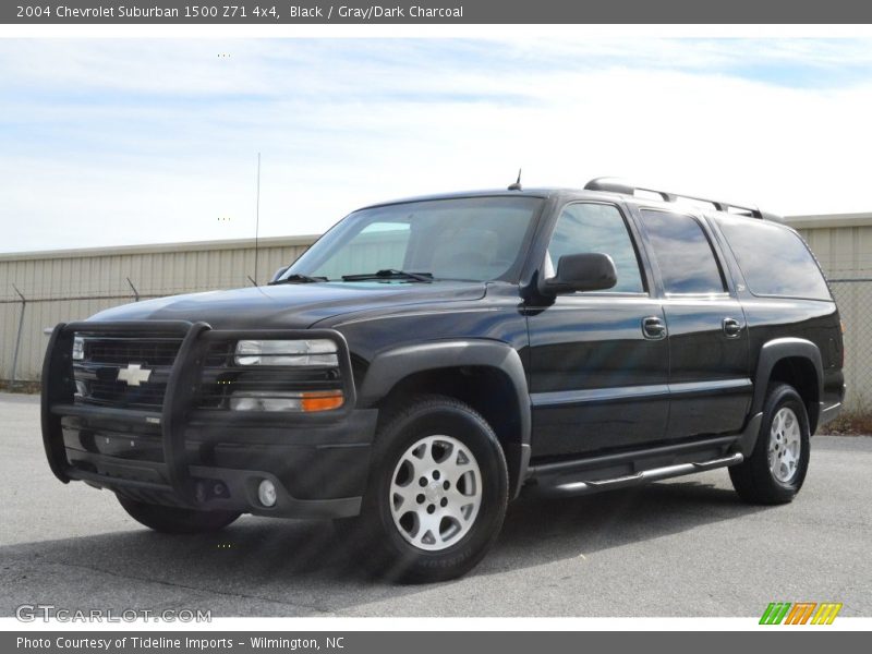 Black / Gray/Dark Charcoal 2004 Chevrolet Suburban 1500 Z71 4x4