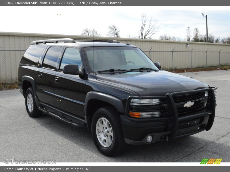 Black / Gray/Dark Charcoal 2004 Chevrolet Suburban 1500 Z71 4x4