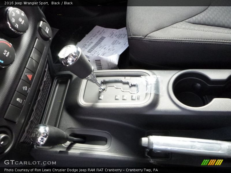 Black / Black 2016 Jeep Wrangler Sport