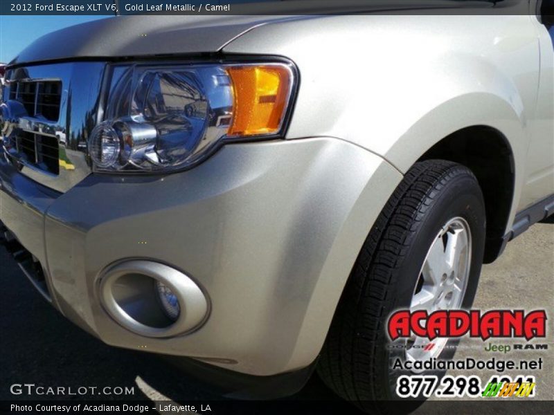 Gold Leaf Metallic / Camel 2012 Ford Escape XLT V6