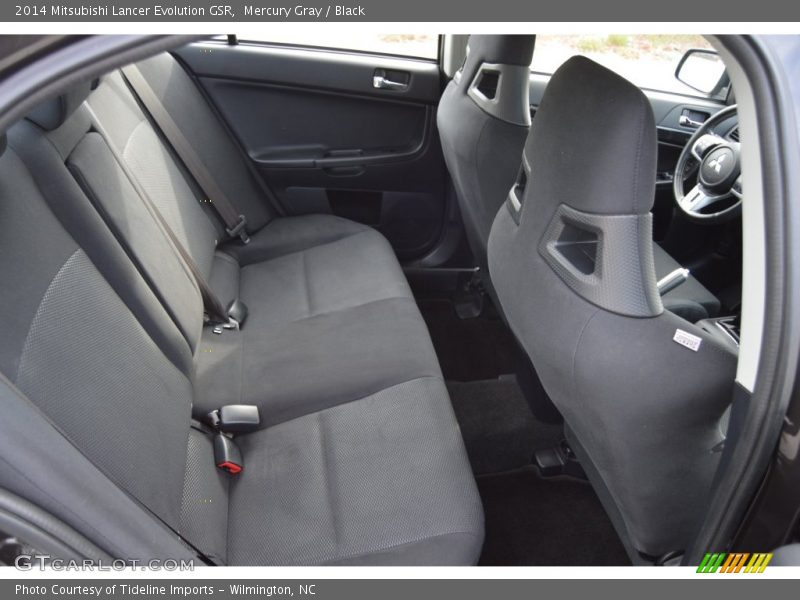 Mercury Gray / Black 2014 Mitsubishi Lancer Evolution GSR